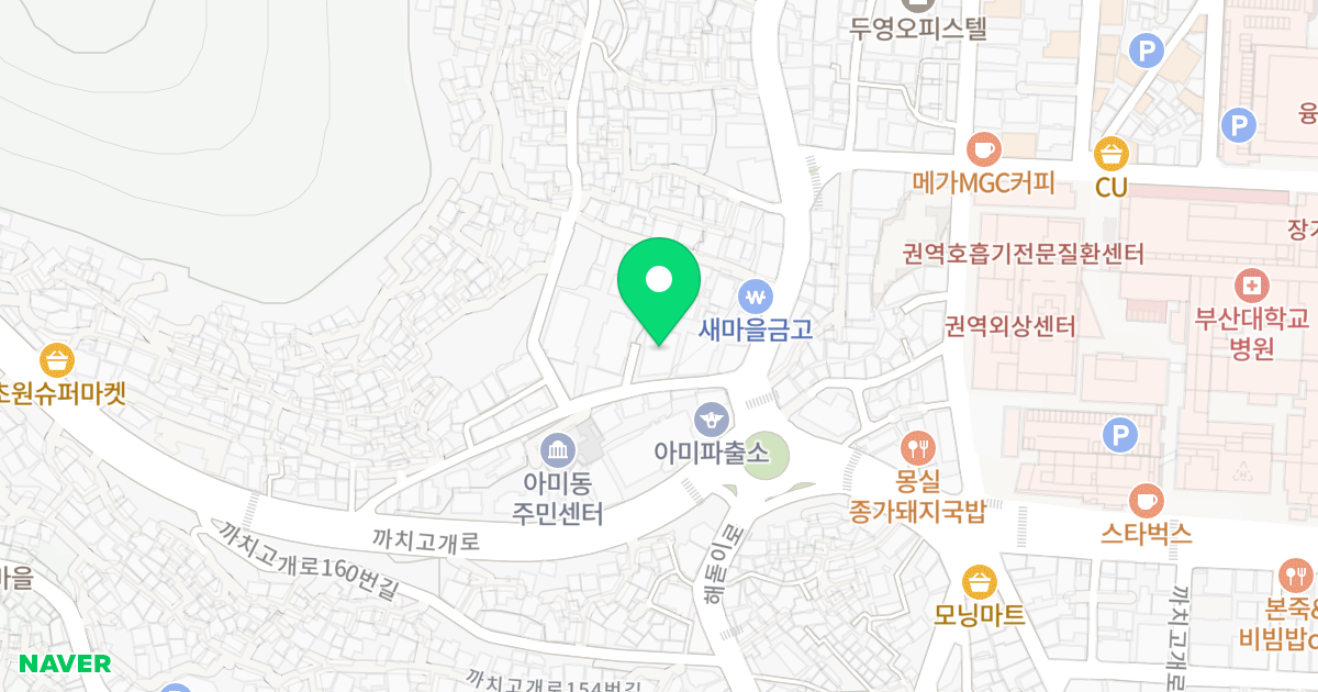 포레스타.에이엠(Foresta.am) 위치 지도 - 부산광역시 서구 해돋이로269번길 6