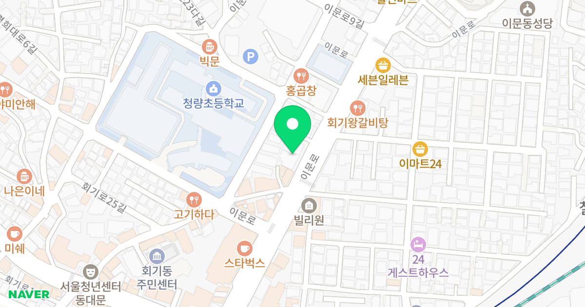 자인M TOWER 위치 지도 - 서울특별시 동대문구