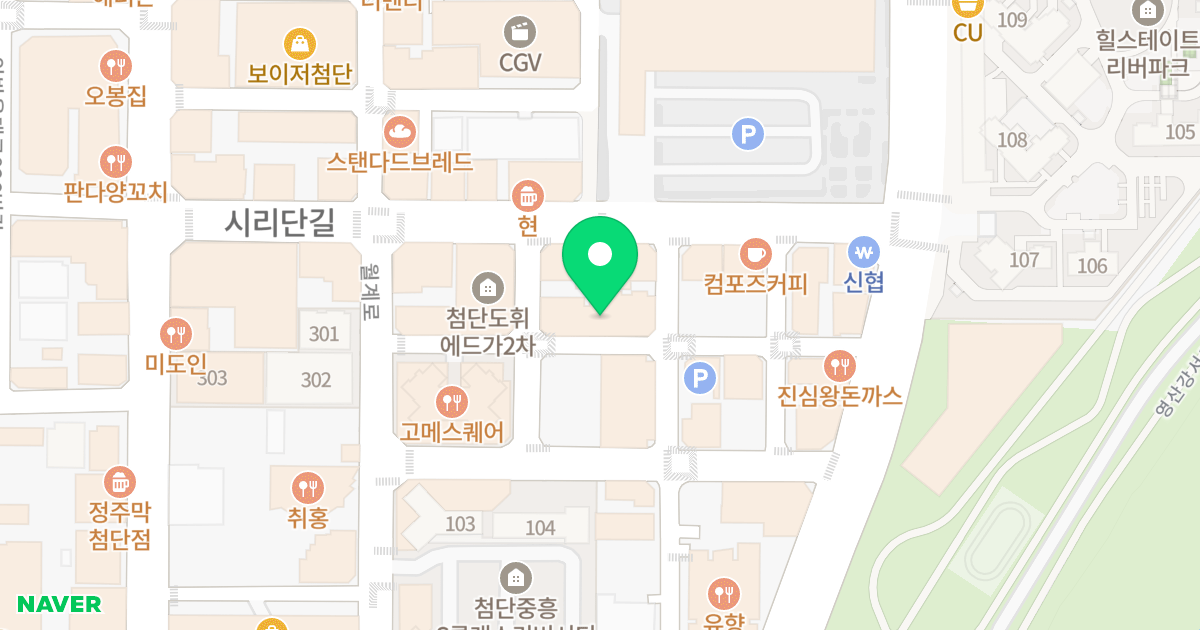 윤진리안채 위치 지도 - 광주광역시 광산구 첨단강변로99번길 21