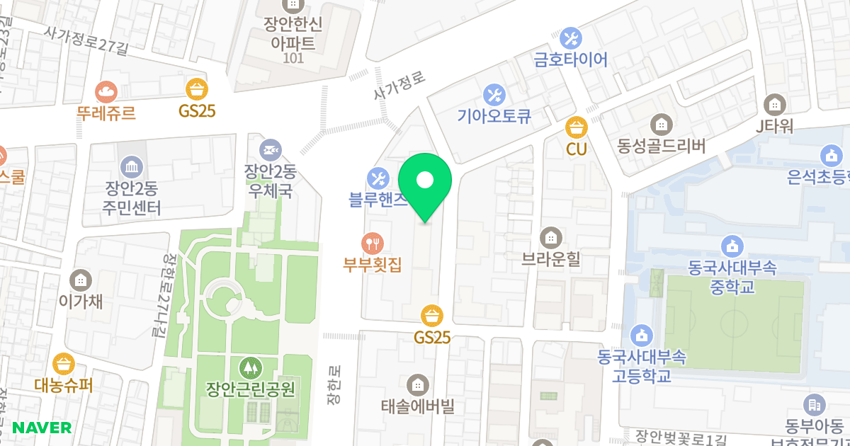 르.메이에르장안타운7차 위치 지도 - 서울특별시 동대문구 장한로28가길 115