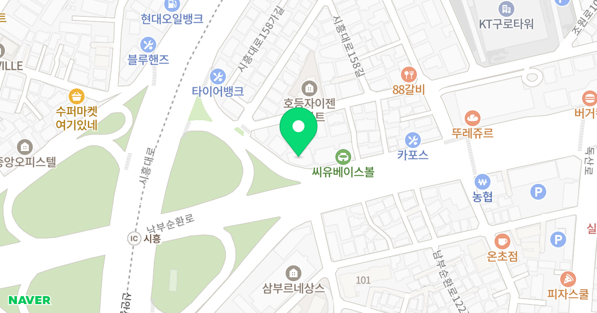 (1667-10) 위치 지도 - 서울특별시 관악구 남부순환로 1351
