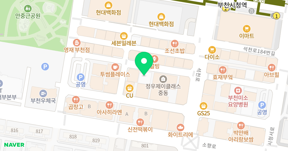 화이트밸리 위치 지도 - 경기도 부천시 원미구  21