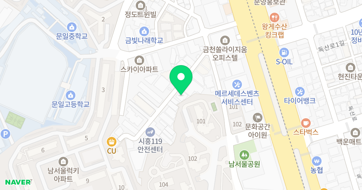 (988-9) 위치 지도 - 서울특별시 금천구 시흥대로45길 15