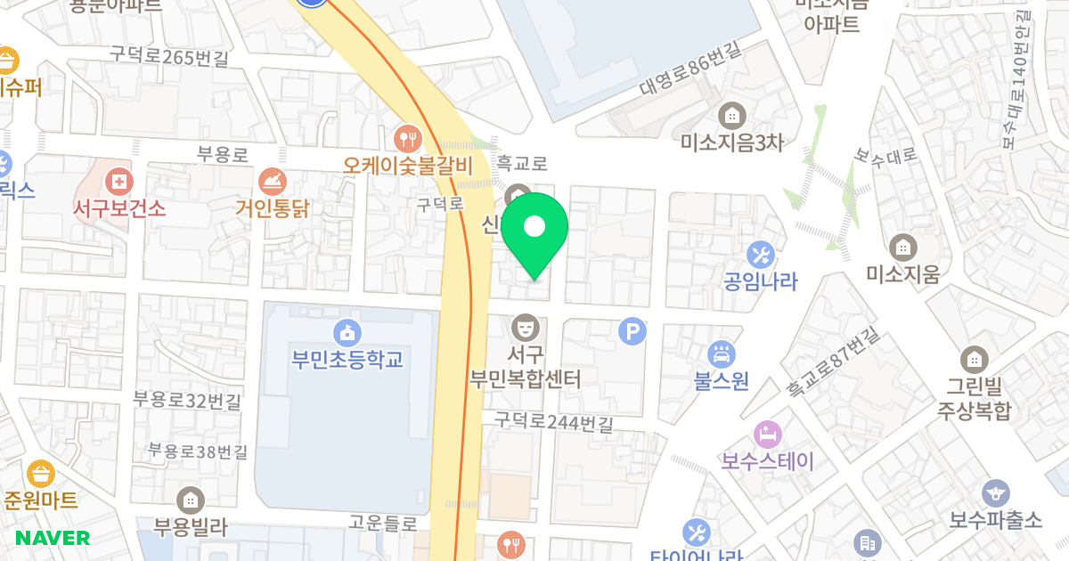 세경더파크 위치 지도 - 부산광역시 서구 흑교로109번길 14