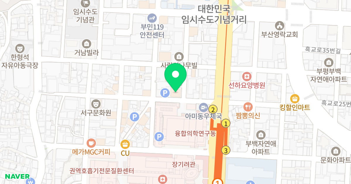 대경펠리스 위치 지도 - 부산광역시 서구 구덕로193번길 12