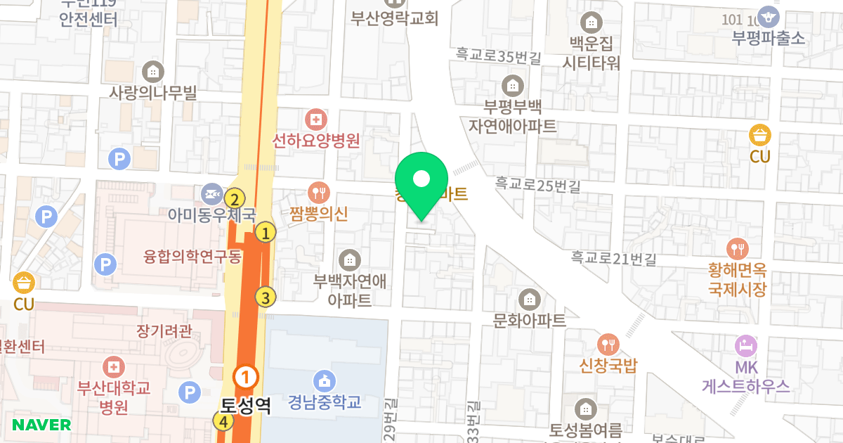 대경하우스 위치 지도 - 부산광역시 서구 까치고개로229번길 46