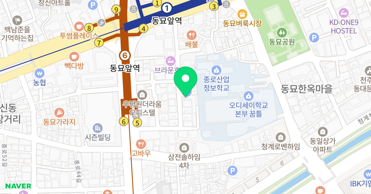 (317-29) 위치 지도 - 서울특별시 서울특별시 종로구 숭인동 317-29