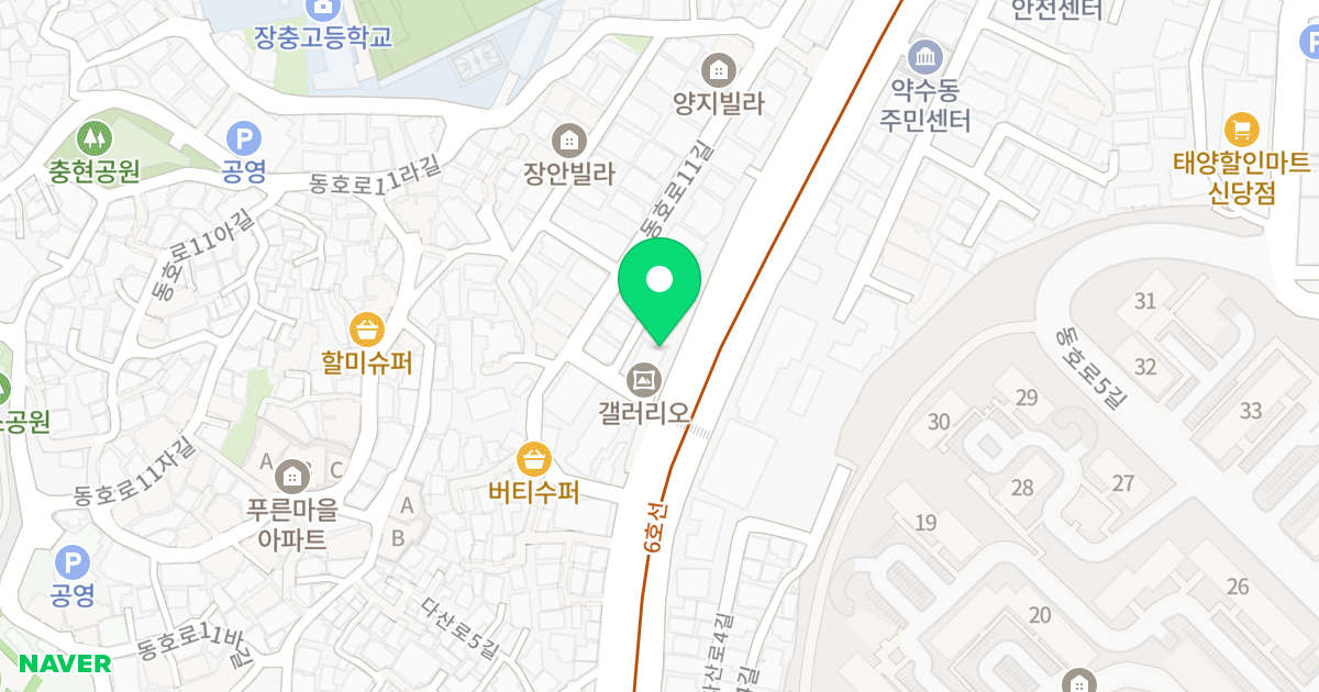JK오피스텔 위치 지도 - 서울특별시 서울특별시 중구 신당동 353-22