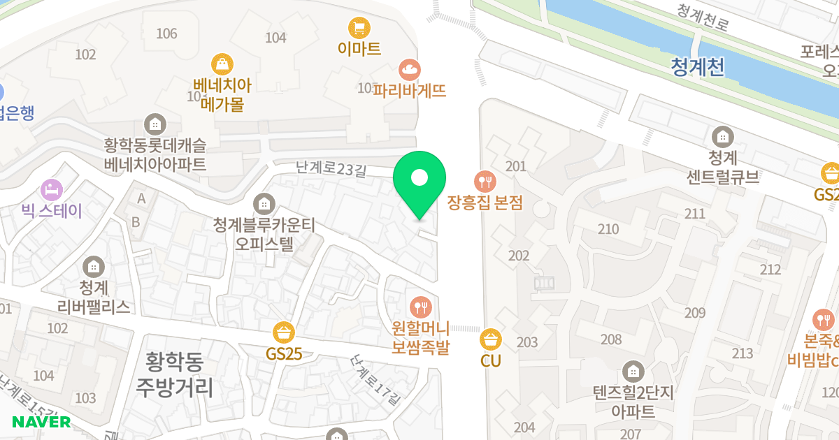 OR Plus Loft 오피스텔 위치 지도 - 서울특별시 서울특별시 중구 황학동 1694