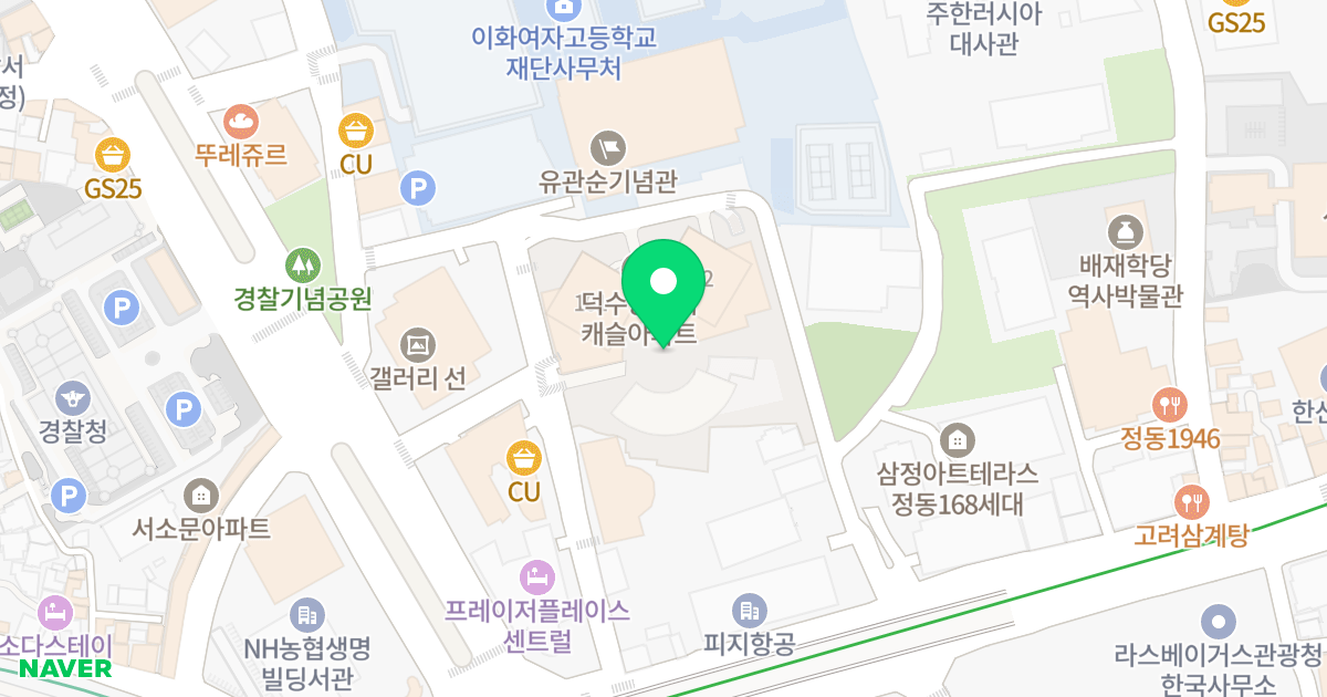덕수궁롯데캐슬 위치 지도 - 서울특별시 서울특별시 중구 순화동 217