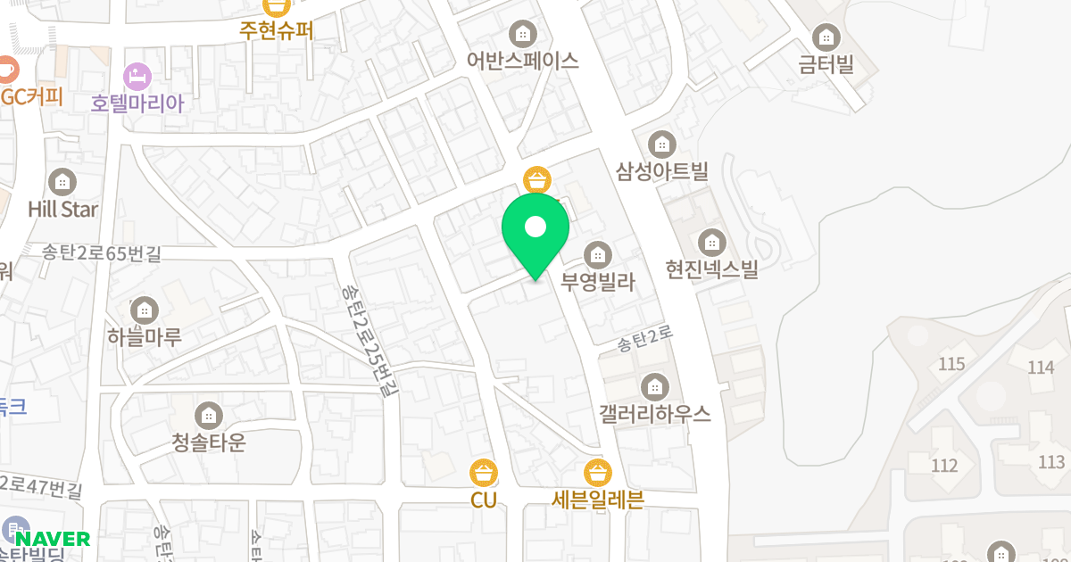 세진하우스빌 위치 지도 - 경기도 평택시 송탄2로 59-1