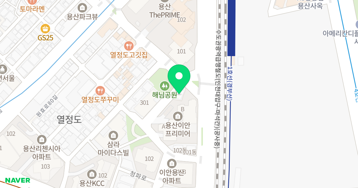 (2-9) 위치 지도 - 서울특별시 서울특별시 용산구 문배동 2-9