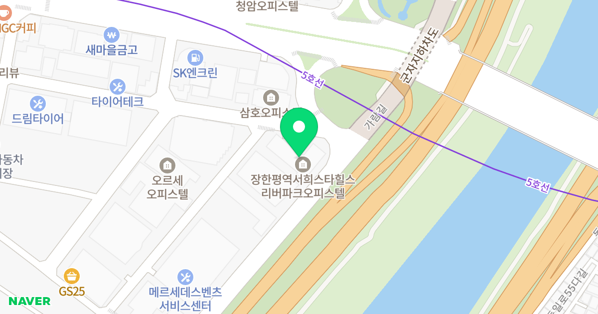 서희스타힐스리버파크 위치 지도 - 서울특별시 서울특별시 성동구 용답동 238-12