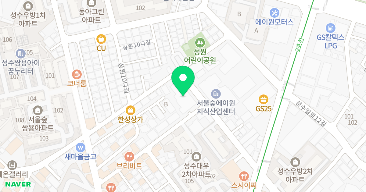 뚝섬리버빌 위치 지도 - 서울특별시 서울특별시 성동구 성수동1가 13-117