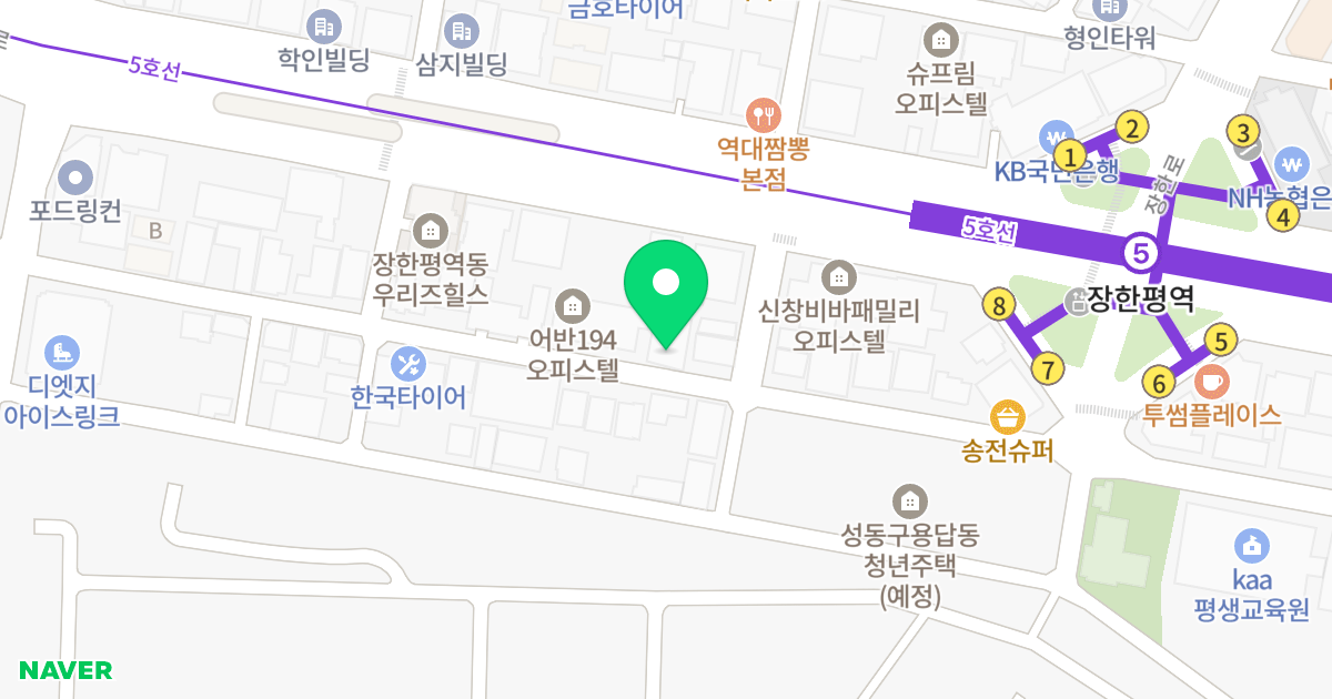 시그너스 위치 지도 - 서울특별시 서울특별시 성동구 용답동 229-9