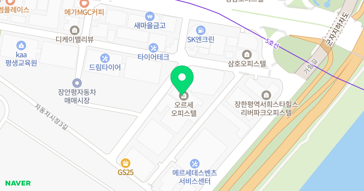 오르세오피스텔 위치 지도 - 서울특별시 서울특별시 성동구 용답동 238-2