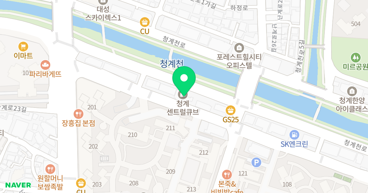 센트럴큐브 위치 지도 - 서울특별시 서울특별시 성동구 상왕십리동 12-47