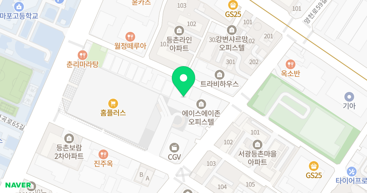 ACE A-ZONE 위치 지도 - 서울특별시 강서구 화곡로68길 36