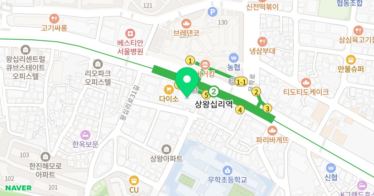 동인 레반트 오피스텔 위치 지도 - 서울특별시 서울특별시 성동구 하왕십리동 903-3