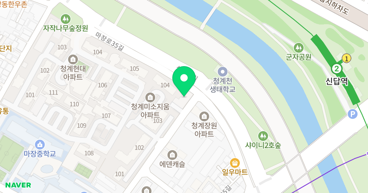 1동(766-25) 위치 지도 - 서울특별시 서울특별시 성동구 마장동 766-25