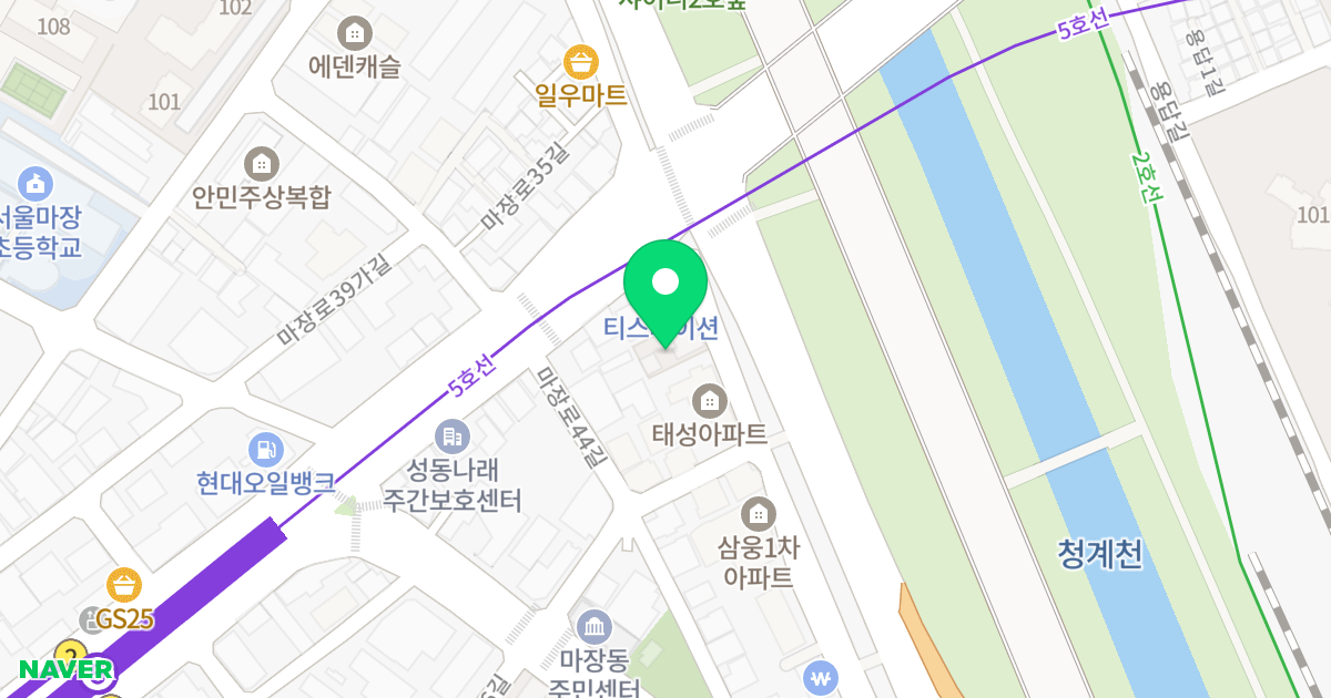 (777-3) 위치 지도 - 서울특별시 서울특별시 성동구 마장동 777-3