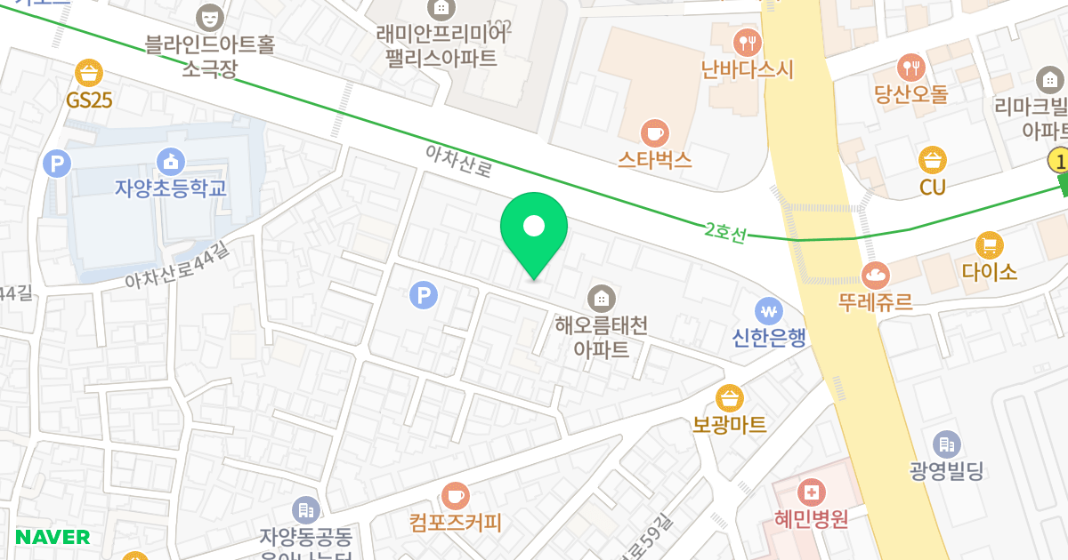 자양동명진센트라임 위치 지도 - 서울특별시 서울특별시 광진구 자양동 219-11
