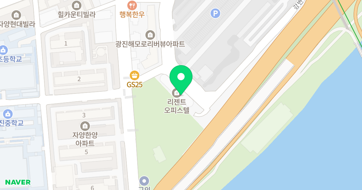(547-8) 위치 지도 - 서울특별시 서울특별시 광진구 구의동 547-8