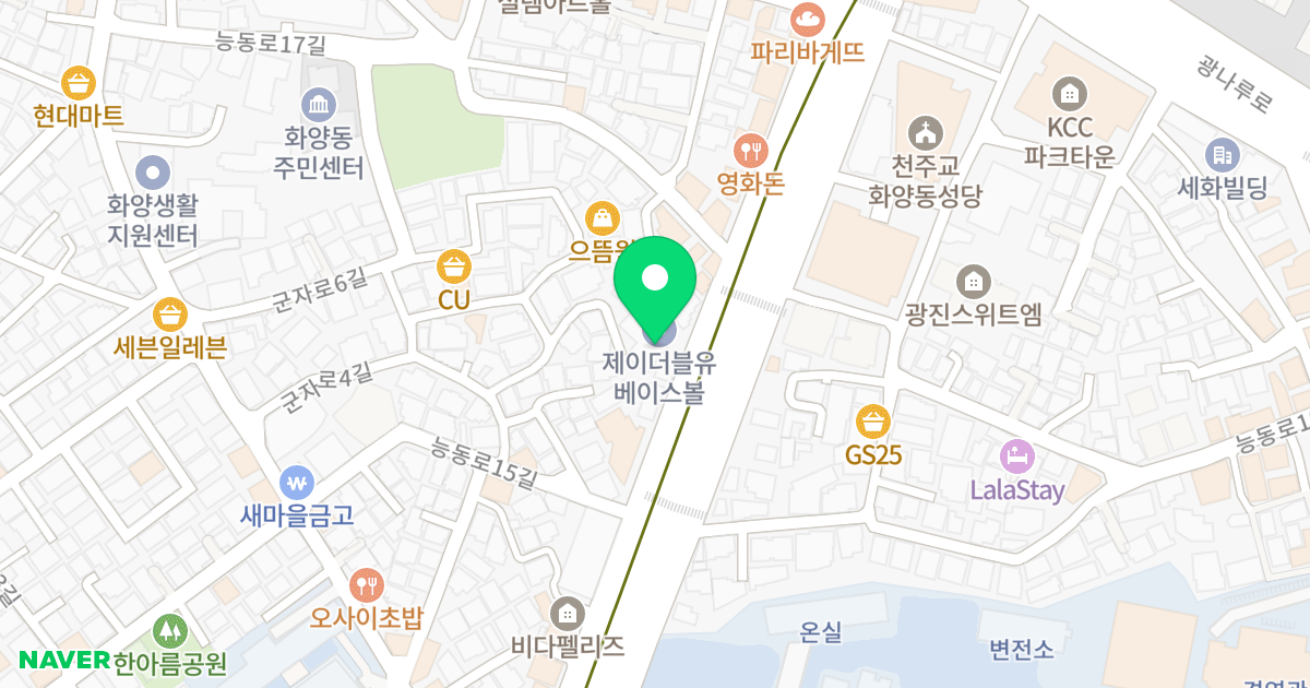 화양동 프라하임 위치 지도 - 서울특별시 서울특별시 광진구 화양동 94-9