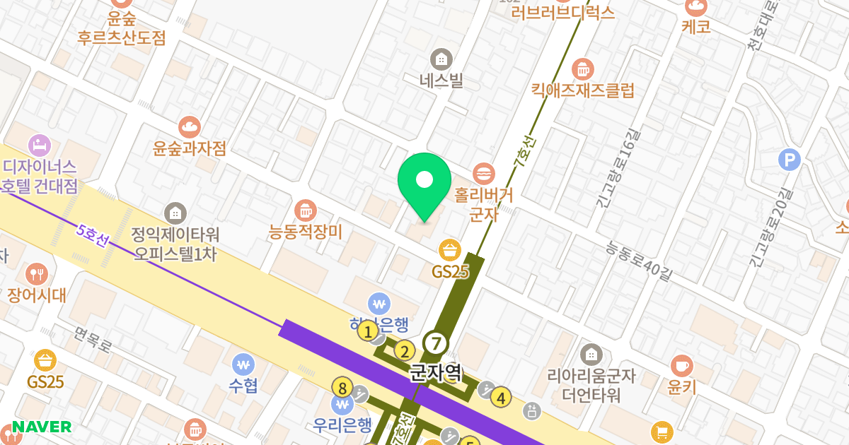 아지(AZ)0213 위치 지도 - 서울특별시 서울특별시 광진구 중곡동 648-14