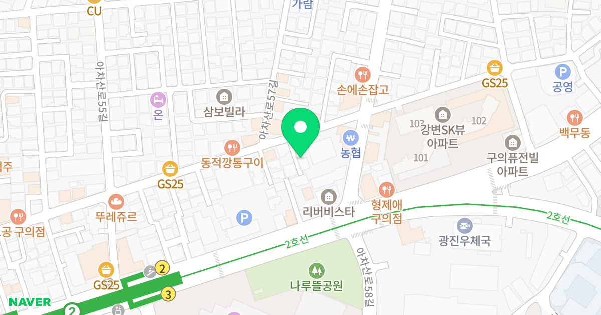 (243-48) 위치 지도 - 서울특별시 서울특별시 광진구 구의동 243-48
