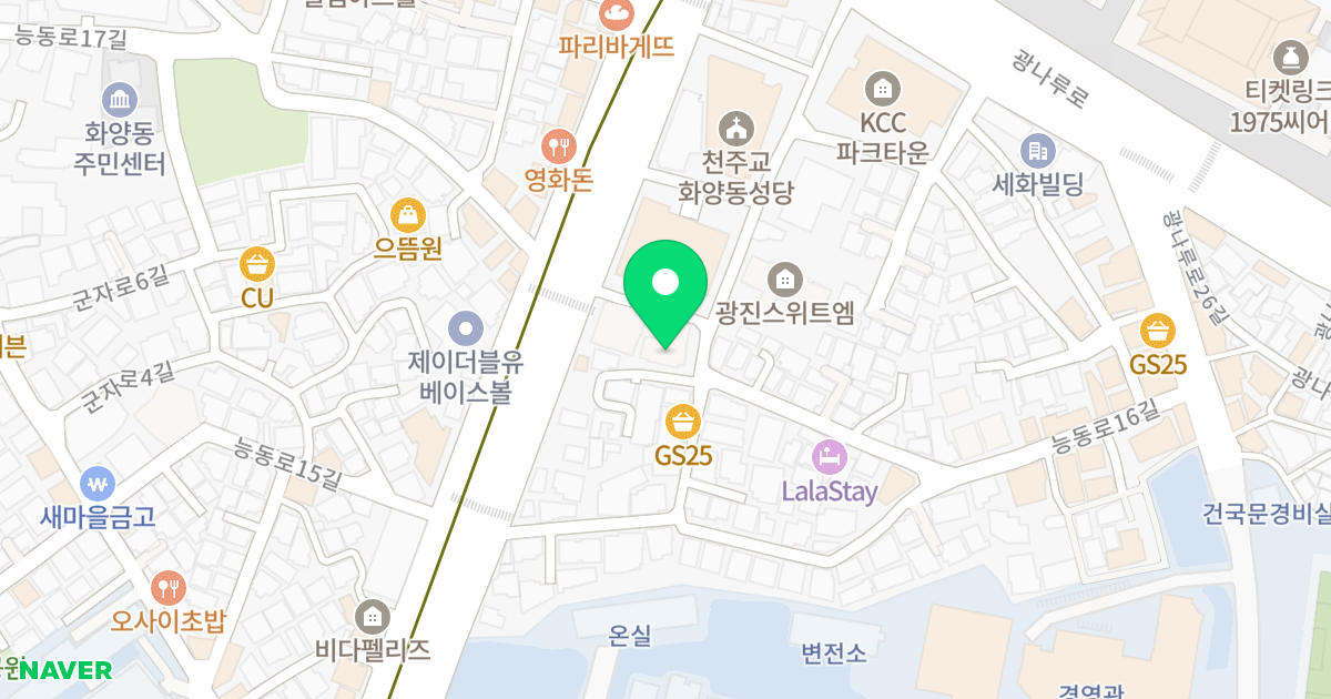 (111-89) 위치 지도 - 서울특별시 서울특별시 광진구 화양동 111-89