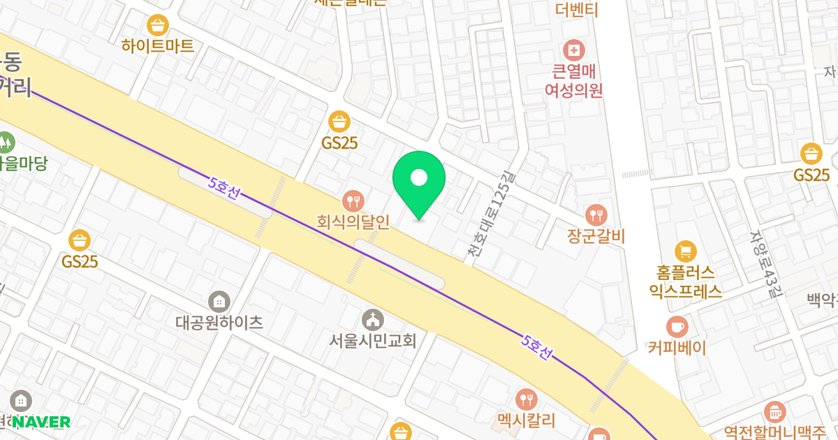 중곡에스하임3 위치 지도 - 서울특별시 서울특별시 광진구 중곡동 119-9