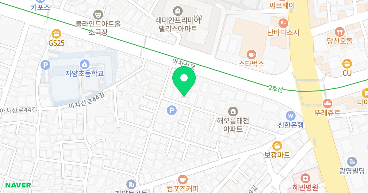 더 트윈1 위치 지도 - 서울특별시 서울특별시 광진구 자양동 219-22