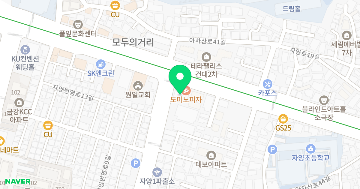 드림타운 위치 지도 - 서울특별시 서울특별시 광진구 자양동 794