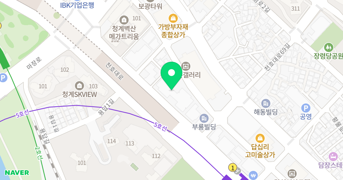 청계 푸르지오시티 위치 지도 - 서울특별시 서울특별시 동대문구 답십리동 497-23