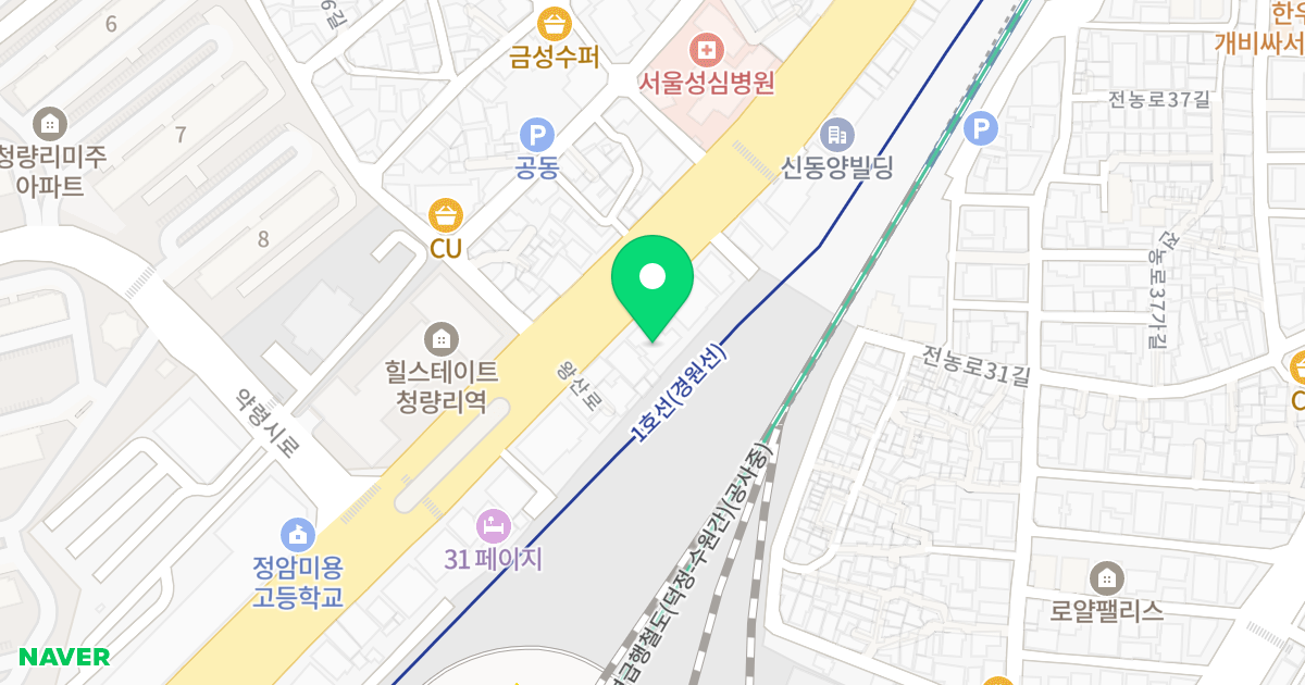 리베르떼 위치 지도 - 서울특별시 서울특별시 동대문구 전농동 597-5
