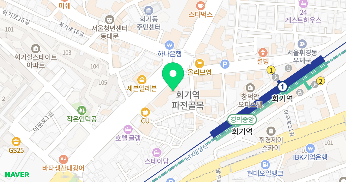 (330) 위치 지도 - 서울특별시 서울특별시 동대문구 휘경동 330