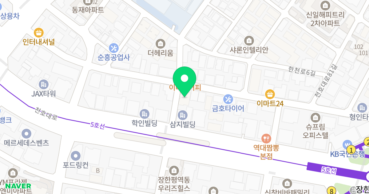 양지 쉐르빌아파트 위치 지도 - 서울특별시 서울특별시 동대문구 장안동 415-1