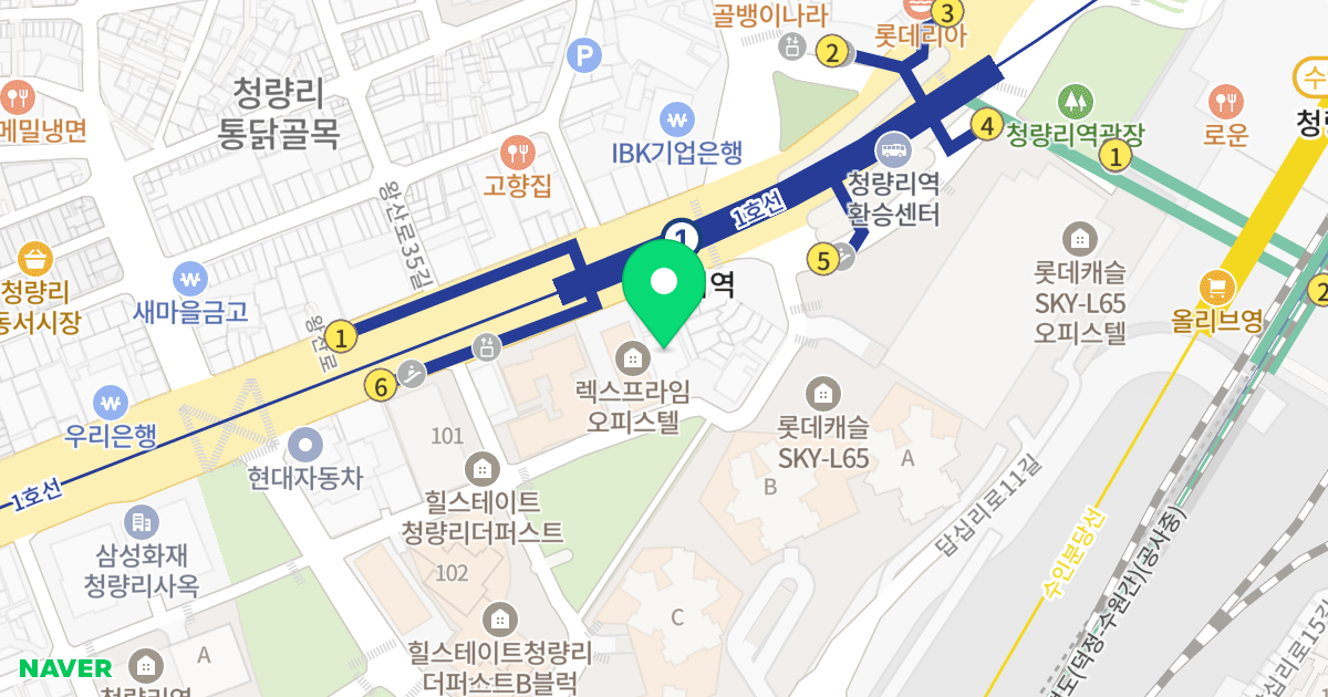 청량리 창보 리버리치2 위치 지도 - 서울특별시 서울특별시 동대문구 전농동 620-4