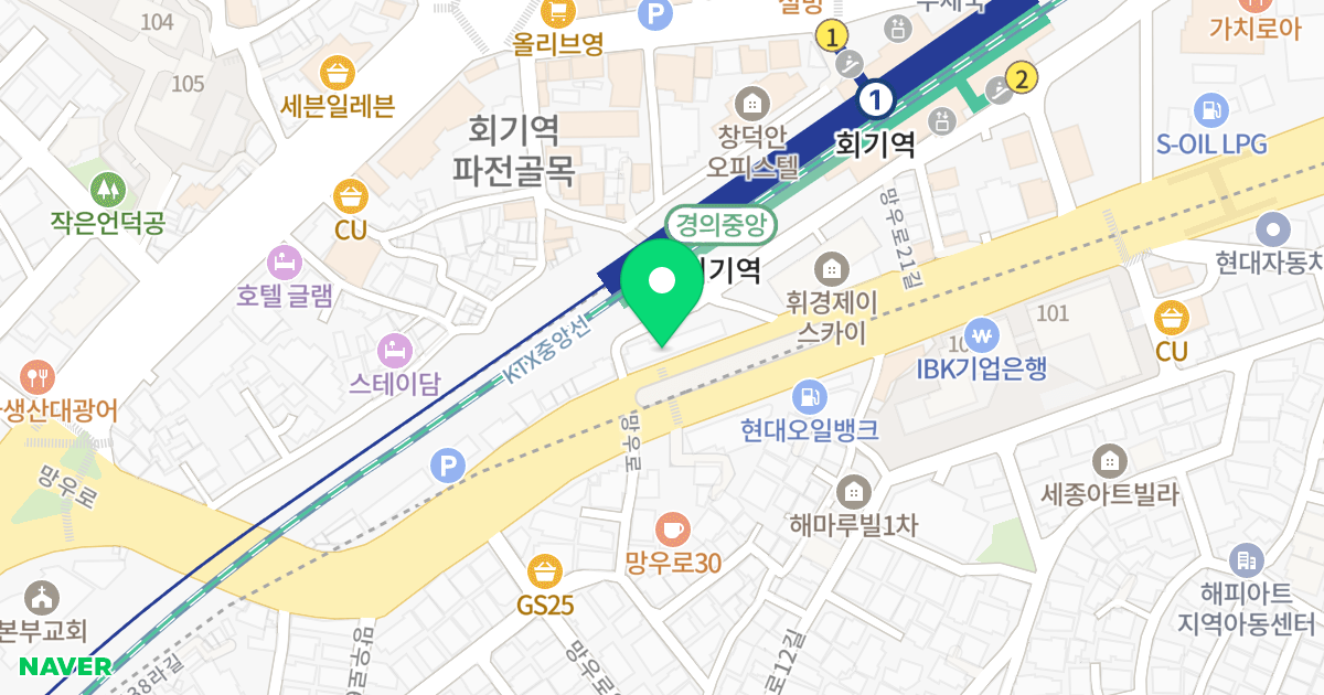 리센스 위치 지도 - 서울특별시 서울특별시 동대문구 휘경동 317-11