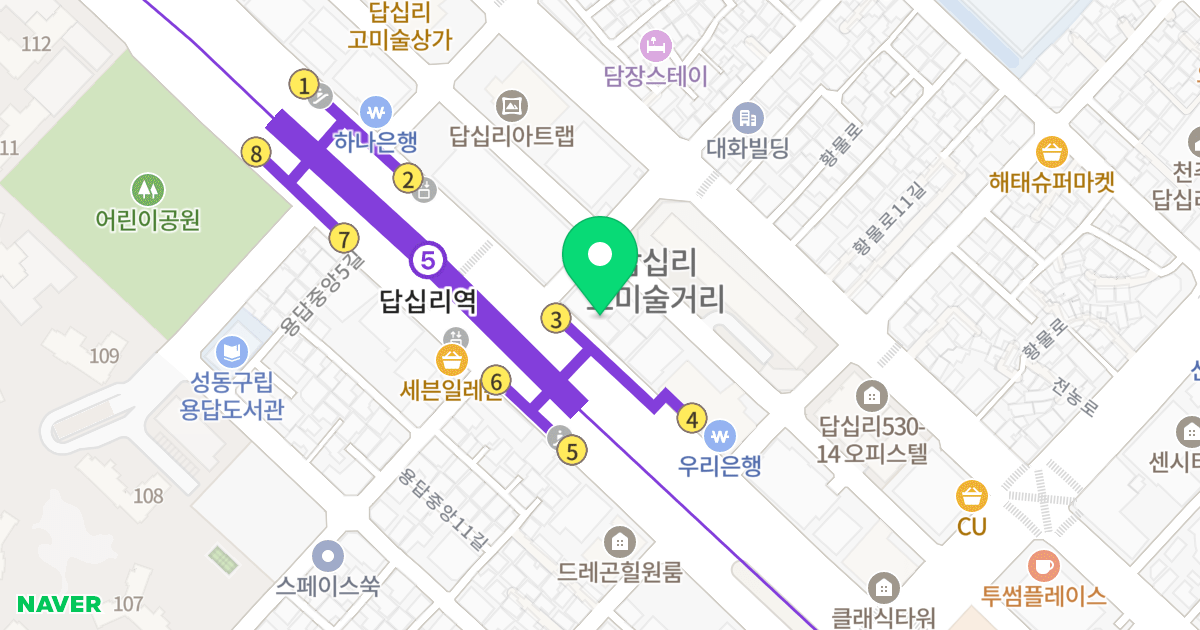 한일노벨리아 위치 지도 - 서울특별시 서울특별시 동대문구 답십리동 494-1