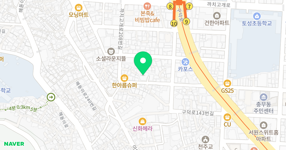 조은원룸 위치 지도 - 부산광역시 서구 구덕로151번길 26