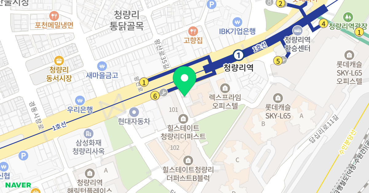 청량리 창보리버리치Ⅲ 위치 지도 - 서울특별시 서울특별시 동대문구 전농동 620-20