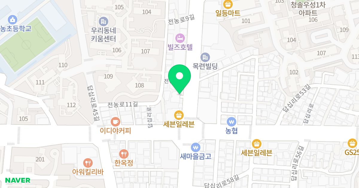써밋 카운티 위치 지도 - 서울특별시 서울특별시 동대문구 답십리동 243-6