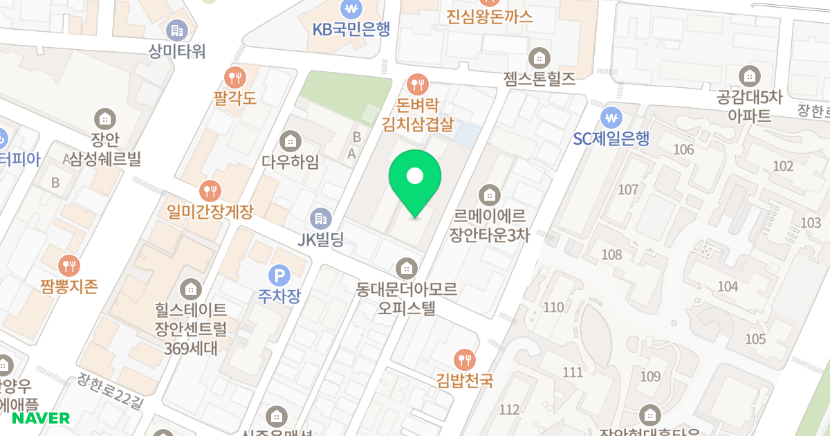 르.메이에르 장안타운Ⅱ 위치 지도 - 서울특별시 서울특별시 동대문구 장안동 342-11
