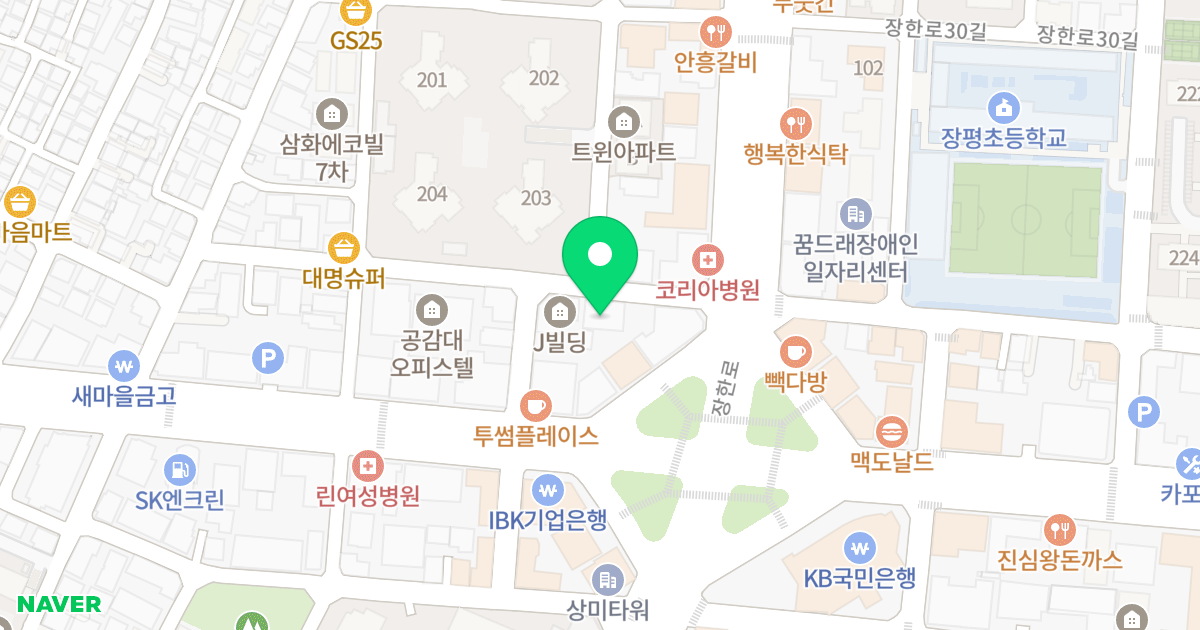 더 하이드 파크 위치 지도 - 서울특별시 서울특별시 동대문구 장안동 307-2