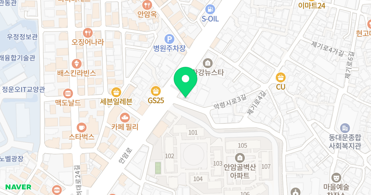 케이유글로벌 하우스 오피스텔 위치 지도 - 서울특별시 서울특별시 동대문구 제기동 146-41