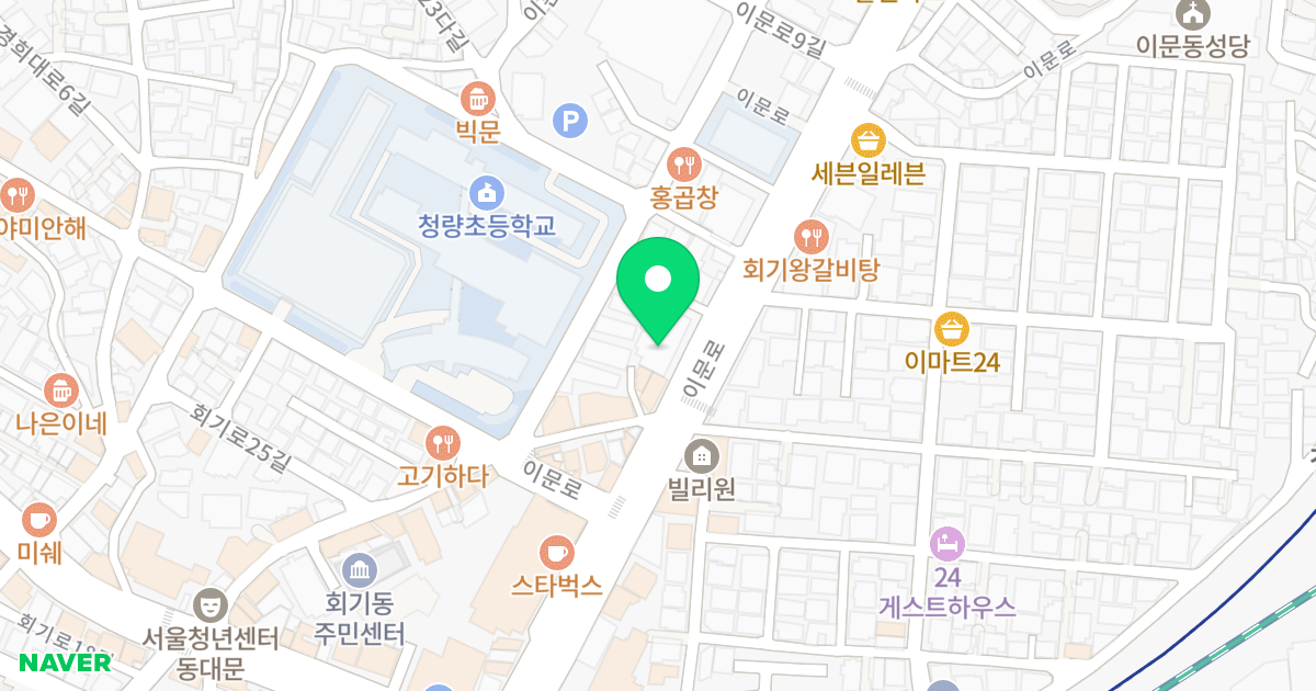 자인M TOWER 위치 지도 - 서울특별시 서울특별시 동대문구 이문동 341-15