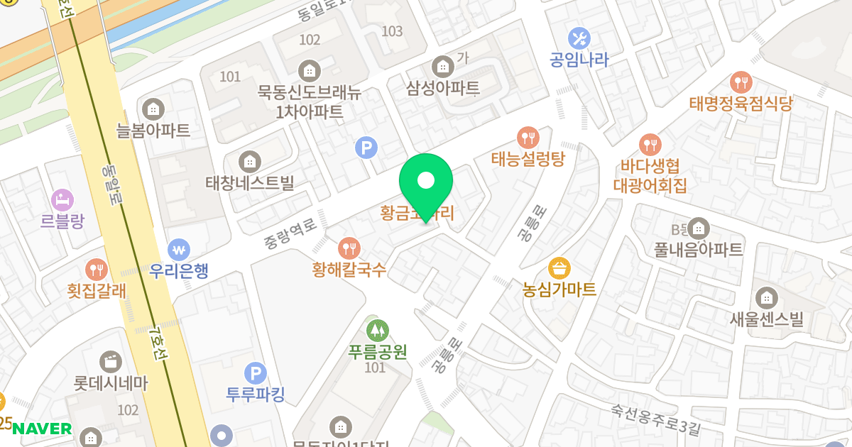 EPISODE1(에피소드원) 위치 지도 - 서울특별시 서울특별시 중랑구 묵동 163-4