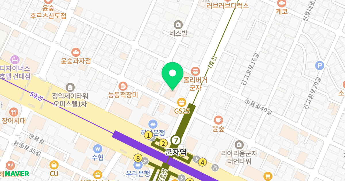 아지(AZ)0213 위치 지도 - 서울특별시 광진구 능동로37길 6-1